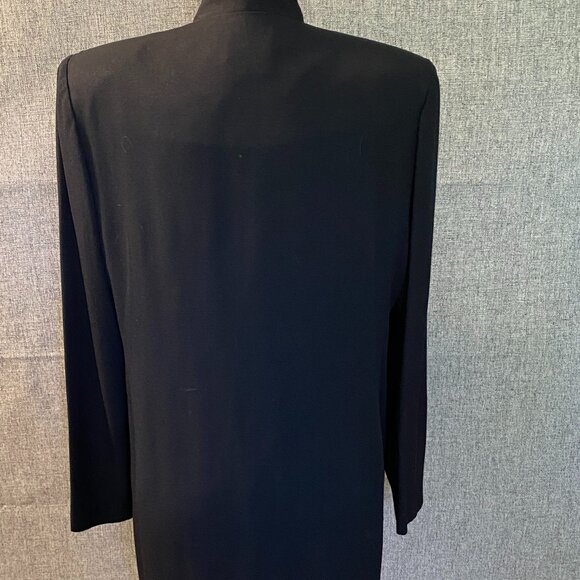 R&M Richards by Karen Kwong Vintage Black Tunic Jacket - Picture 3 of 6